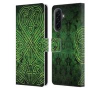 Head Case Designs Officially Licensed Brigid Ashwood Irish Shamrock Celtic Wisdom 3 Leather Wallet Case Compatible With Samsung Galaxy A17 4G / 5G