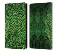 Head Case Designs Officially Licensed Brigid Ashwood Irish Shamrock Celtic Wisdom 3 Leather Wallet Case Compatible With Amazon Fire 7 2022