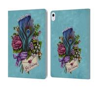 Head Case Designs Officially Licensed Brigid Ashwood Love Bouquet 2 Vintage Romance 2 Leather Wallet Case Compatible With Apple iPad Air 13 2024/2025