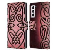 Head Case Designs Officially Licensed Brigid Ashwood Love Knot Celtic Wisdom 3 Leather Wallet Case Compatible With Samsung Galaxy S21 5G