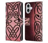 Head Case Designs Officially Licensed Brigid Ashwood Love Knot Celtic Wisdom 3 Leather Wallet Case Compatible With Apple iPhone 16