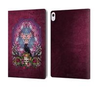 Head Case Designs Officially Licensed Brigid Ashwood Morrigans Ravens Celtic Leather Wallet Case Compatible With Apple iPad Air 13 2024/2025
