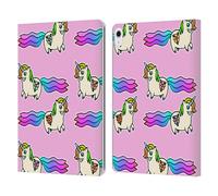 Head Case Designs Officially Licensed Brigid Ashwood Rainbow Hair Unicorn Patterns Leather Wallet Case Compatible With Apple iPad Air 13 2024/2025