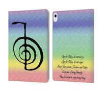 Head Case Designs Officially Licensed Brigid Ashwood Reiki Inspirational Leather Wallet Case Compatible With Apple iPad Air 13 2024/2025