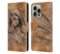 Head Case Designs Officially Licensed Brigid Ashwood Repose Steampunk Leather Wallet Case Compatible With Apple iPhone 16 Pro