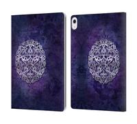 Head Case Designs Officially Licensed Brigid Ashwood Silver Pentacle Sacred Symbols Leather Wallet Case Compatible With Apple iPad Air 13 2024/2025