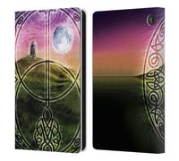 Head Case Designs Officially Licensed Brigid Ashwood Stone Sacred Space Celtic Wisdom 3 Leather Wallet Case Compatible With Amazon Fire 7 2022