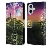 Head Case Designs Officially Licensed Brigid Ashwood Stone Sacred Space Celtic Wisdom 3 Leather Wallet Case Compatible With Apple iPhone 16