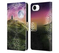 Head Case Designs Officially Licensed Brigid Ashwood Stone Sacred Space Celtic Wisdom 3 Leather Wallet Case Compatible With Apple iPhone 16e