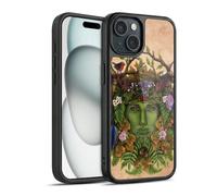 Head Case Designs Officially Licensed Brigid Ashwood The Greenman Celtic Wisdom Gel Armour Case [Military Grade Protection] Compatible With Apple iPhone 15