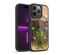 Head Case Designs Officially Licensed Brigid Ashwood The Greenman Celtic Wisdom Gel Armour Case [Military Grade Protection] Compatible With Apple iPhone 14 Pro