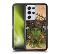 Head Case Designs Officially Licensed Brigid Ashwood The Greenman Celtic Wisdom Ultra-Armoured Shockproof Case [Military Grade Protection] Compatible With Samsung Galaxy S21 Ultra 5G