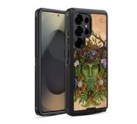 Head Case Designs Officially Licensed Brigid Ashwood The Greenman Celtic Wisdom Ultra-Armoured Shockproof Case [Military Grade Protection] Compatible With Samsung Galaxy S25 Ultra