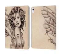 Head Case Designs Officially Licensed Brigid Ashwood Unlocked Steampunk Leather Wallet Case Compatible With Apple iPad Air 13 2024/2025