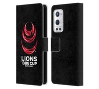 Head Case Designs Officially Licensed British and Irish Lions Lions Cup Logo Badge Leather Wallet Case Compatible With OnePlus 9 Pro