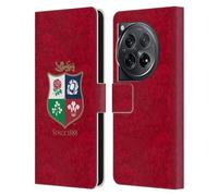 Head Case Designs Officially Licensed British and Irish Lions Replica 2025 Jersey Kit Leather Wallet Case Compatible With OnePlus 12