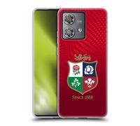 Head Case Designs Officially Licensed British and Irish Lions Textured 2025 Jersey Kit Gel Case [Military Grade Protection] Compatible With Motorola Edge 40 Neo 5G