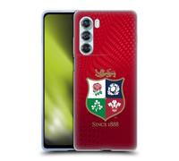 Head Case Designs Officially Licensed British and Irish Lions Textured 2025 Jersey Kit Gel Case [Military Grade Protection] Compatible With Edge S30 / Moto G200 5G