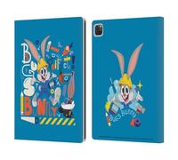 Head Case Designs Officially Licensed Bugs Bunny Builders Poifect Graphics Leather Wallet Case Compatible With Apple iPad Pro 12.9 2020/2021/2022