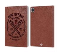 Head Case Designs Officially Licensed Busted Knuckle Garage Pipe Dream Graphics Leather Wallet Case Compatible With Apple iPad Pro 12.9 2020/2021/2022