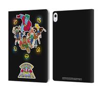 Head Case Designs Officially Licensed Captain Planet And The Planeteers Character Art Graphics Leather Wallet Case Compatible With Apple iPad Air 13 2024/2025