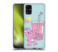 Head Case Designs Officially Licensed Care Bears Cheer Drink Sweet And Savory Gel Case [Military Grade Protection] Compatible With Samsung Galaxy M31s (2020)