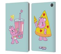 Head Case Designs Officially Licensed Care Bears Cheer Drink Sweet And Savory Leather Wallet Case Compatible With Amazon Fire Max 11 2023