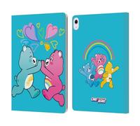 Head Case Designs Officially Licensed Care Bears Funshine, Cheer And Grumpy Group 2 Characters Leather Wallet Case Compatible With Apple iPad Air 13 2024/2025