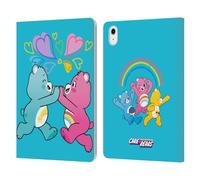 Head Case Designs Officially Licensed Care Bears Funshine, Cheer And Grumpy Group 2 Characters Leather Wallet Case Compatible With Apple iPad Air 11 2020/2022/2024/2025