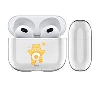 Head Case Designs Officially Licensed Care Bears Funshine Classic Clear Hard Crystal Cover Compatible With Apple AirPods 3 3rd Gen Charging Case