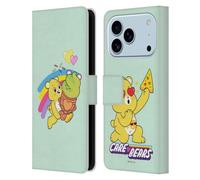 Head Case Designs Officially Licensed Care Bears Funshine Ice Cream Sweet And Savory Leather Wallet Case Compatible With Apple iPhone 17 Pro