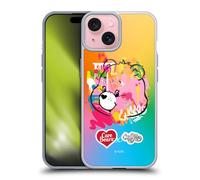 Head Case Designs Officially Licensed Care Bears Gradient Graffiti Collection by Murwalls Gel Case [Military Grade Protection] Compatible with Apple iPhone 15 and Compatible with MagSafe