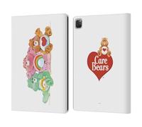 Head Case Designs Officially Licensed Care Bears Group Classic Leather Wallet Case Compatible With Apple iPad Pro 13 M4 2024