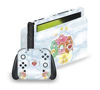 Head Case Designs Officially Licensed Care Bears Group Classic Vinyl Sticker Gaming Skin Decal Cover Compatible With Nintendo Switch OLED Bundle