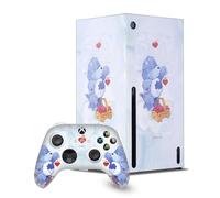 Head Case Designs Officially Licensed Care Bears Grumpy Classic Game Console Wrap and Game Controller Skin Bundle Compatible With Xbox Series X