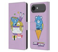 Head Case Designs Officially Licensed Care Bears Grumpy Ramen Sushi Sweet And Savory Leather Wallet Case Compatible With Apple iPhone 17 Air