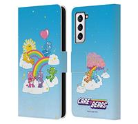 Head Case Designs Officially Licensed Care Bears Iconic 40th Anniversary Leather Wallet Case Compatible With Samsung Galaxy S21 5G