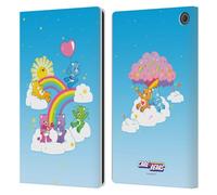 Head Case Designs Officially Licensed Care Bears Iconic 40th Anniversary Leather Wallet Case Compatible With Amazon Fire Max 11 2023
