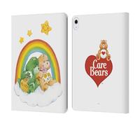 Head Case Designs Officially Licensed Care Bears Rainbow 2 Classic Leather Wallet Case Compatible With Apple iPad Air 13 2024/2025