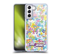 Head Case Designs Officially Licensed Care Bears Rainbow 40th Anniversary Gel Case [Military Grade Protection] Compatible with Samsung Galaxy S21 5G and Compatible with MagSafe
