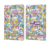 Head Case Designs Officially Licensed Care Bears Rainbow 40th Anniversary Leather Wallet Case Compatible With Apple iPad Air 11 2020/2022/2024/2025