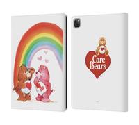 Head Case Designs Officially Licensed Care Bears Rainbow Classic Leather Wallet Case Compatible With Apple iPad Pro 13 M4 2024