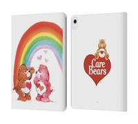 Head Case Designs Officially Licensed Care Bears Rainbow Classic Leather Wallet Case Compatible With Apple iPad Air 13 2024/2025