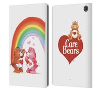 Head Case Designs Officially Licensed Care Bears Rainbow Classic Leather Wallet Case Compatible With Amazon Fire Max 11 2023