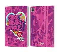 Head Case Designs Officially Licensed Care Bears Stare Graffiti Collection by Murwalls Leather Wallet Case Compatible With Apple iPad Pro 12.9 2020/2021/2022
