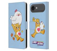 Head Case Designs Officially Licensed Care Bears Tenderheart Chicken Sweet And Savory Leather Wallet Case Compatible With Apple iPhone 17 Air