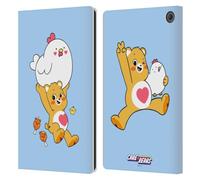 Head Case Designs Officially Licensed Care Bears Tenderheart Chicken Sweet And Savory Leather Wallet Case Compatible With Amazon Fire Max 11 2023