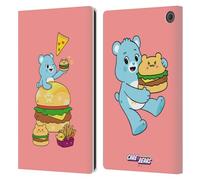 Head Case Designs Officially Licensed Care Bears Wish Burger Sweet And Savory Leather Wallet Case Compatible With Amazon Fire Max 11 2023