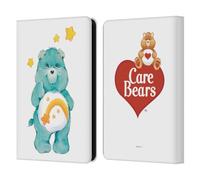 Head Case Designs Officially Licensed Care Bears Wish Classic Leather Wallet Case Compatible With Amazon Kindle 11th Gen (2024)