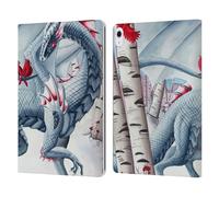 Head Case Designs Officially Licensed Carla Morrow Lady Of The Forest Dragons Leather Wallet Case Compatible With Apple iPad Air 13 2024/2025
